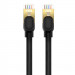 Baseus Round Ethernet Patchcord Cable RJ45 Cat8 UTP 40Gbps (100 см) (черен) 4