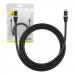 Baseus Round Ethernet Patchcord Cable RJ45 Cat8 UTP 40Gbps (150 см) (черен) 1