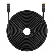 Baseus Round Ethernet Patchcord Cable RJ45 Cat8 UTP 40Gbps (20 meters) (black) 1