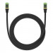 Baseus Braided Round Ethernet Patchcord Cable RJ45 Cat8 UTP 40Gbps (150 см) (черен) 3