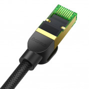 Baseus Braided Round Ethernet Patchcord Cable RJ45 Cat8 UTP 40Gbps (150 cm) (black) 6