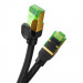 Baseus Braided Round Ethernet Patchcord Cable RJ45 Cat8 UTP 40Gbps (150 см) (черен) 5