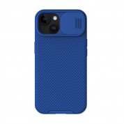 Nillkin CamShield Pro Magnetic Hard Case - хибриден удароустойчив кейс за iPhone 15 (син)