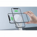 Nillkin Wireless Charging Stand - алуминиева сгъваема поставка за бюро и плоскости за безжично зареждане за iPhone с MagSafe (сребрист) 6