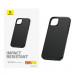 Baseus Fauxther Leather Case - кожен кейс за iPhone 15 Plus (черен) 3