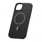 Baseus Fauxther Leather Magnetic Case - кожен кейс с MagSafe за iPhone 15 (черен) 1