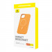 Baseus Fauxther Leather Magnetic Case - кожен кейс с MagSafe за iPhone 15 Plus (оранжев) 3