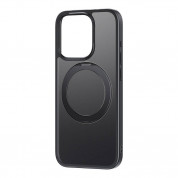 Baseus CyberLoop Magnetic Case - хибриден удароустойчив кейс с MagSafe за iPhone 15 (черен-прозрачен)
