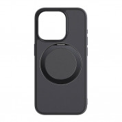 Baseus CyberLoop Magnetic Case - хибриден удароустойчив кейс с MagSafe за iPhone 15 (черен-прозрачен) 1
