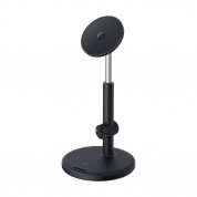 Baseus MagPro Magnetic Desktop Phone Stand - магнитна поставка за бюро за iPhone с MagSafe и други смартфони (черен) 4