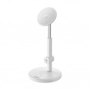 Baseus MagPro Magnetic Desktop Phone Stand (white) 4