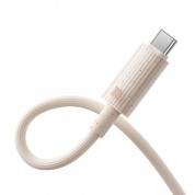 Baseus Habitat USB-A to USB-C Cable 100W - биоразградим USB кабел за устройства с USB-C порт (100 см) (розов) 4