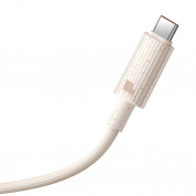 Baseus Habitat USB-A to USB-C Cable 100W - биоразградим USB кабел за устройства с USB-C порт (100 см) (розов) 1