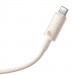 Baseus Habitat USB-A to USB-C Cable 100W - биоразградим USB кабел за устройства с USB-C порт (100 см) (розов) 2