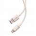 Baseus Habitat USB-A to USB-C Cable 100W - биоразградим USB кабел за устройства с USB-C порт (100 см) (розов) 6