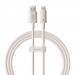 Baseus Habitat USB-A to USB-C Cable 100W - биоразградим USB кабел за устройства с USB-C порт (100 см) (розов) 1