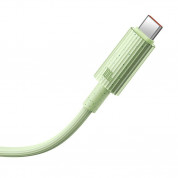 Baseus Habitat USB-A to USB-C Cable 100W - биоразградим USB кабел за устройства с USB-C порт (100 см) (зелен) 1
