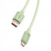 Baseus Habitat USB-A to USB-C Cable 100W - биоразградим USB кабел за устройства с USB-C порт (200 см) (зелен) 5