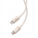 Baseus Habitat USB-C to USB-C Cable 100W - биоразградим USB кабел за устройства с USB-C порт (100 см) (розов) 2