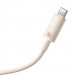 Baseus Habitat USB-C to USB-C Cable 100W - биоразградим USB кабел за устройства с USB-C порт (100 см) (розов) 3