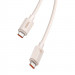 Baseus Habitat USB-C to USB-C Cable 100W - биоразградим USB кабел за устройства с USB-C порт (100 см) (розов) 5