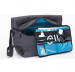 Odzu Smart Messenger Bag - елегантна здрава текстилна чанта с дръжкa и презрамка (тъмносив) 11