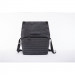 Odzu Smart Messenger Bag - елегантна здрава текстилна чанта с дръжкa и презрамка (тъмносив) 5