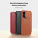 Nillkin Qin Book Pro Leather Flip Case - кожен калъф, тип портфейл за iPhone 15 Pro (черен) 3