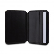 Guess G Cube Magnetic Cardslot Wallet - кожен портфейл (джоб) за прикрепяне към iPhone с MagSafe (черен) 3