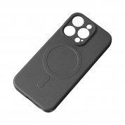 Silicone Case Magsafe - силиконов кейс с MagSafe за iPhone 14 (черен)