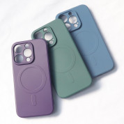 Silicone Case Magsafe - силиконов кейс с MagSafe за iPhone 14 (черен) 2