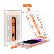 Mobile Origin Screen Guard Tempered Glass 2 Pack - 2 броя калени стъклени защитни покрития за дисплея на iPhone 11, iPhone XR (черен-прозрачен) 2