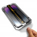 Mobile Origin Screen Guard Full Cover Tempered Glass - стъклено защитно покритие за дисплея на iPhone 14 Pro (черен-прозрачен) 4