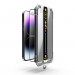 Mobile Origin Screen Guard Full Cover Tempered Glass - стъклено защитно покритие за дисплея на iPhone 14 Pro (черен-прозрачен) 6