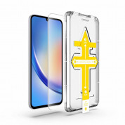 Mobile Origin Screen Guard Tempered Glass - калено стъклено защитно покритие за дисплея на Samsung Galaxy A34 5G (прозрачен) 7