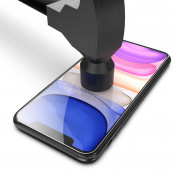 Mobile Origin Screen Guard Full Cover Tempered Glass - стъклено защитно покритие за дисплея на iPhone 11, iPhone XR (черен-прозрачен) 6