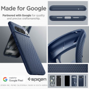 Spigen Liquid Air Case - силиконов (TPU) калъф с висока степен на защита за Google Pixel 8 Pro (син) 18