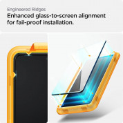 Spigen Glass.Tr Align Master Full Cover Tempered Glass - калено стъклено защитно покритие за целия дисплей на Google Pixel 8 Pro (черен-прозрачен) 9