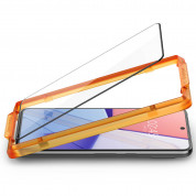 Spigen Glass.Tr Align Master Full Cover Tempered Glass - калено стъклено защитно покритие за целия дисплей на Google Pixel 8 Pro (черен-прозрачен) 3