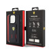 Ferrari Carbon Grip Stand Case - дизайнерски кожен кейс с поставка за iPhone 15 Pro Max (черен) 7