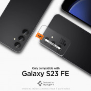 Spigen Optik.tR EZ Fit Tempered Glass 2 Pack - предпазни стъклени лещи за камерата на Samsung Galaxy S23 FE (черен) (2 броя) 7