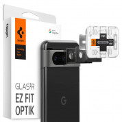 Spigen Glass Optik Lens Protector 2 Pack for Google Pixel 8 (black) 