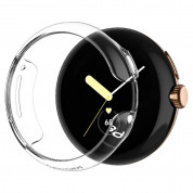 Spigen Thin Fit Case - качествен твърд кейс за Google Pixel Watch, Pixel Watch 2 (прозрачен) 4