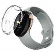 Spigen Thin Fit Case - качествен твърд кейс за Google Pixel Watch, Pixel Watch 2 (прозрачен) 8