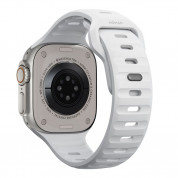 Nomad Sport Band - силиконова каишка за Apple Watch 42мм, 44мм, 45мм, Ultra 49мм (бял) 1