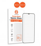 Mobile Origin Orange Screen Guard Spare Tempered Glass - допълнителен стъклен протектор за iPhone 11, iPhone XR, подходящ за Mobile Origin Installation Tray