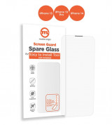Mobile Origin Orange Screen Guard Spare Tempered Glass for iPhone 14, iPhone 13 Pro, iPhone 13