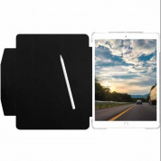 Macally Stand Case - полиуретанов калъф с поставка за iPad 9 (2021), iPad 8 (2020), iPad 7 (2019) (черен) 5