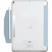Macally Stand Case - полиуретанов калъф с поставка за iPad 9 (2021), iPad 8 (2020), iPad 7 (2019) (син) 3