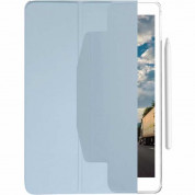 Macally Stand Case - полиуретанов калъф с поставка за iPad 9 (2021), iPad 8 (2020), iPad 7 (2019) (син) 1